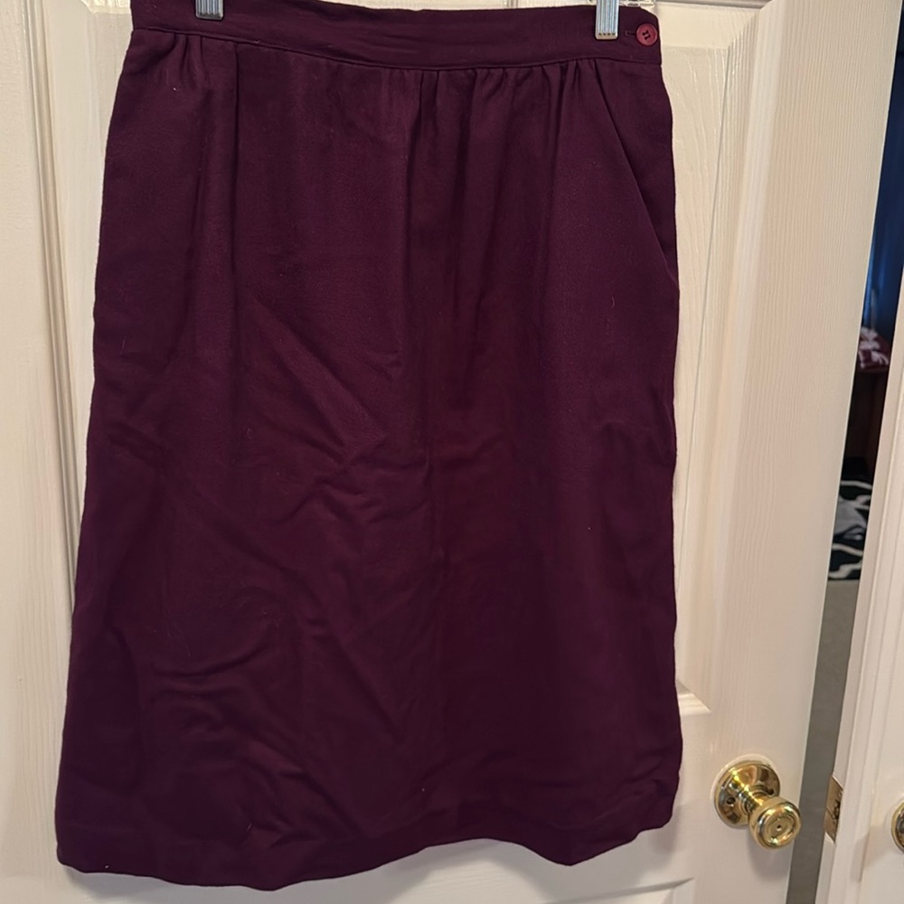 Vintage wool skirt